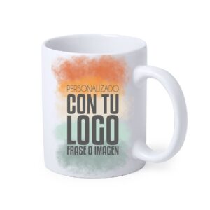 Taza de cerámica blanca mate personalizada 350 ml sublimación