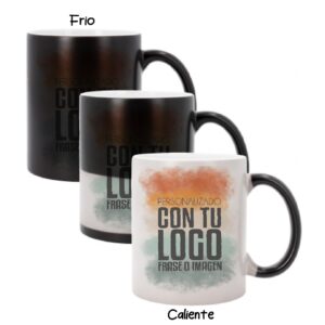 Taza mágica personalizada que cambia con el calor 330 ml