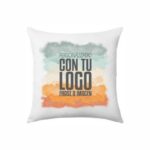Cojín personalizado 40x40 con relleno y estampado DTF en microfibra