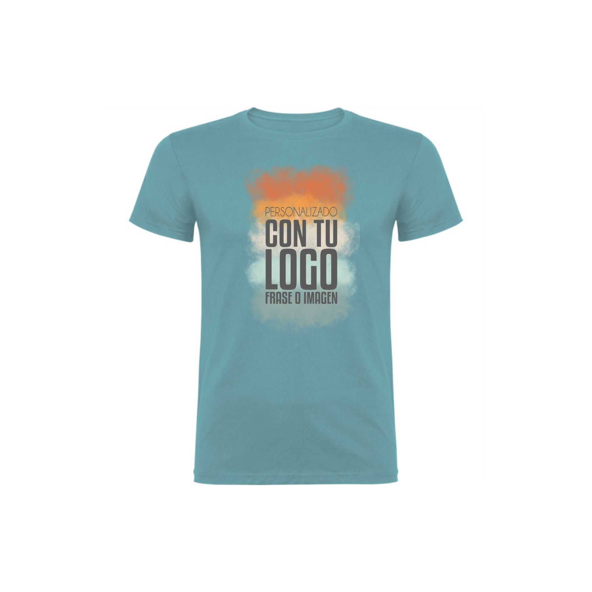 camiseta de algodon personalizada en varios colores para niños