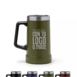 Jarra de acero inoxidable reciclado 700 ml personalizada con doble pared