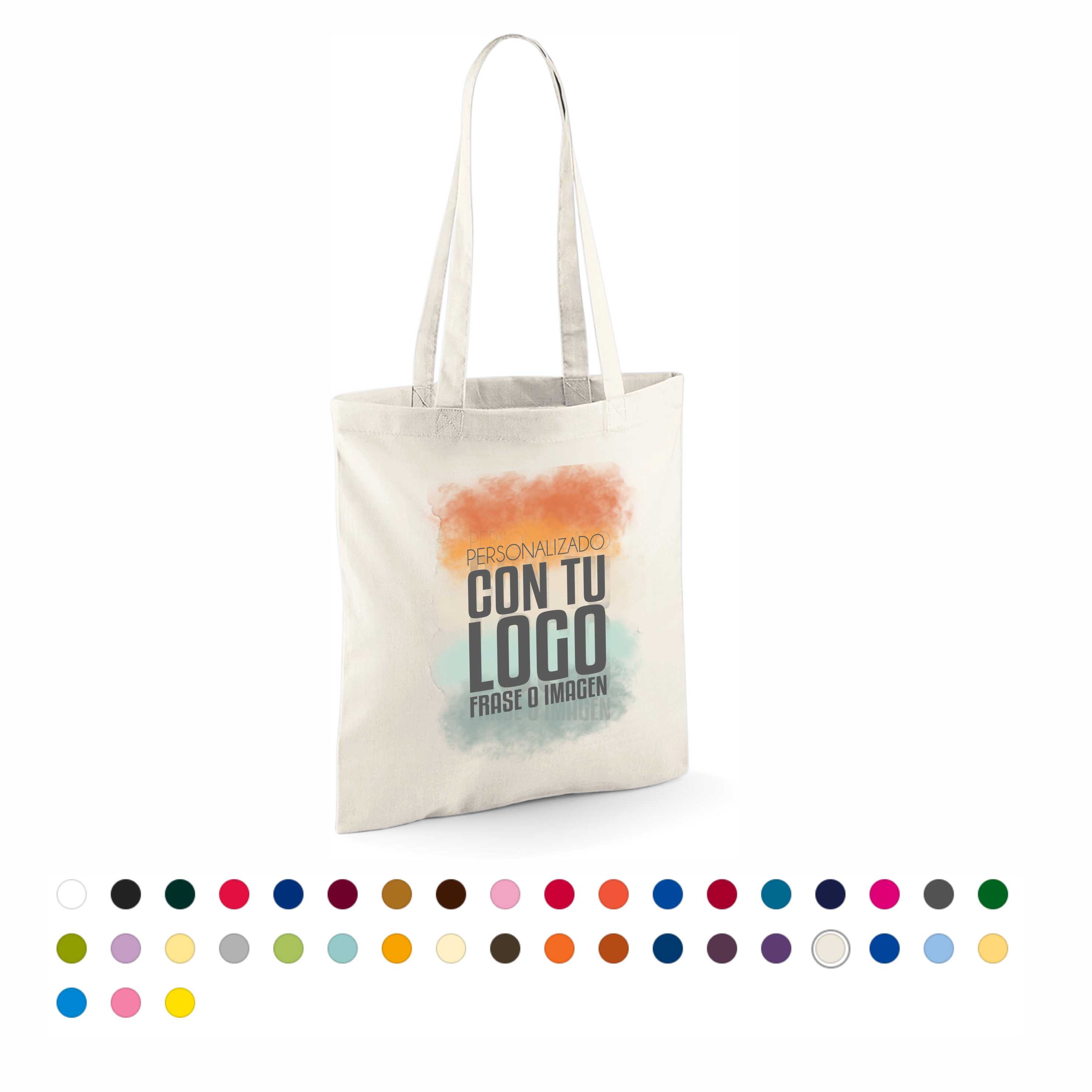 Bolsa tote bag de algodón personalizada resistente 140g