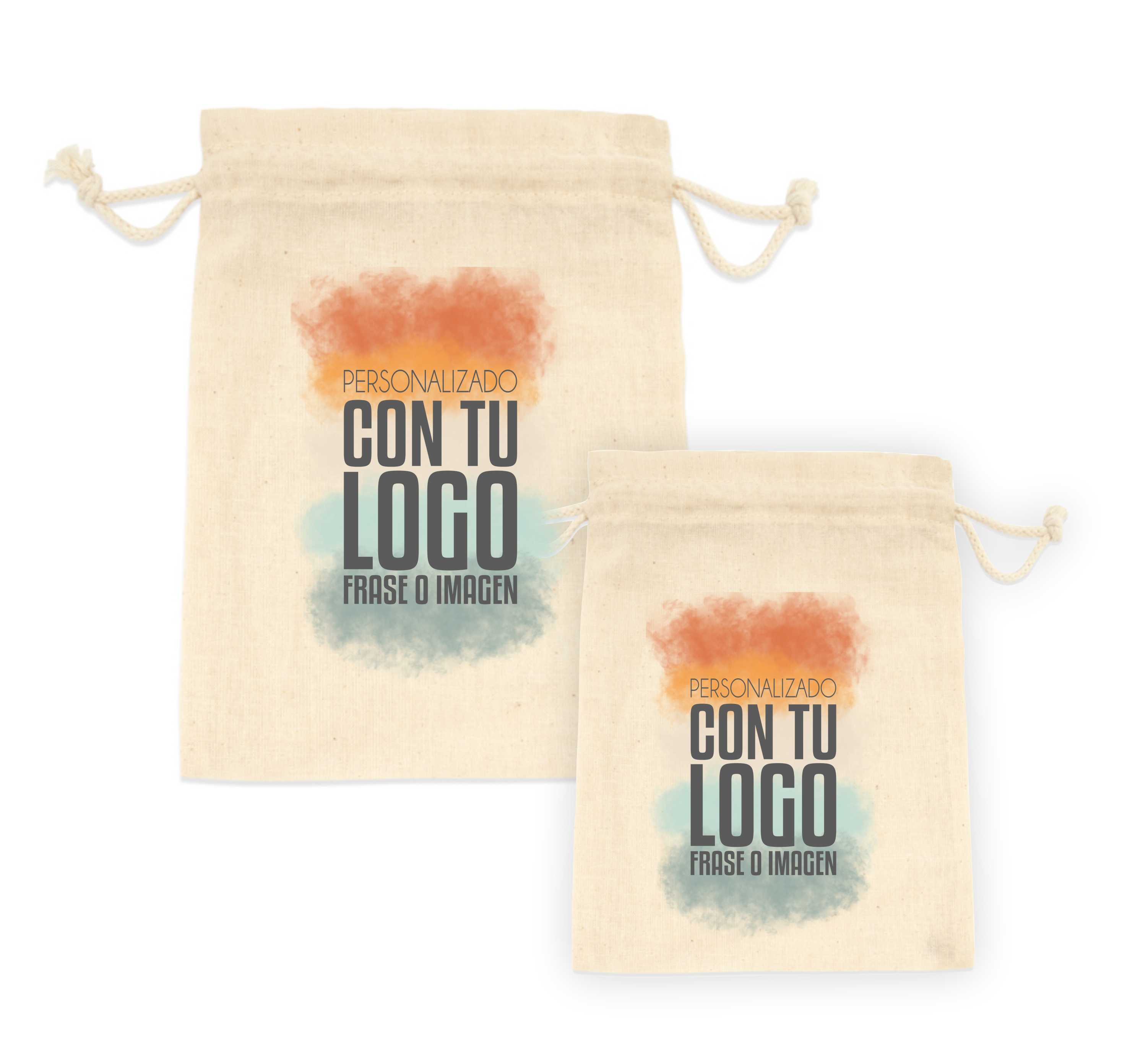 Bolsa Saco de Algodón Personalizable