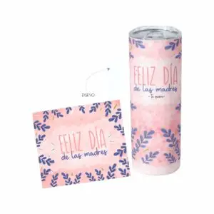 Vaso Térmico para Mamá 600ml | Acero Inoxidable con Tapa Antigoteo