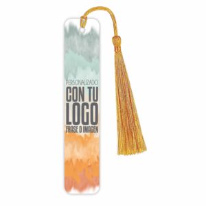 marcapaginas de metal personalizado con borla