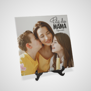 azulejo de cerámica personalizado con foto en vdia de las madres