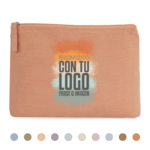 neceser de algodon personalizado con cremallera y efecto lavado