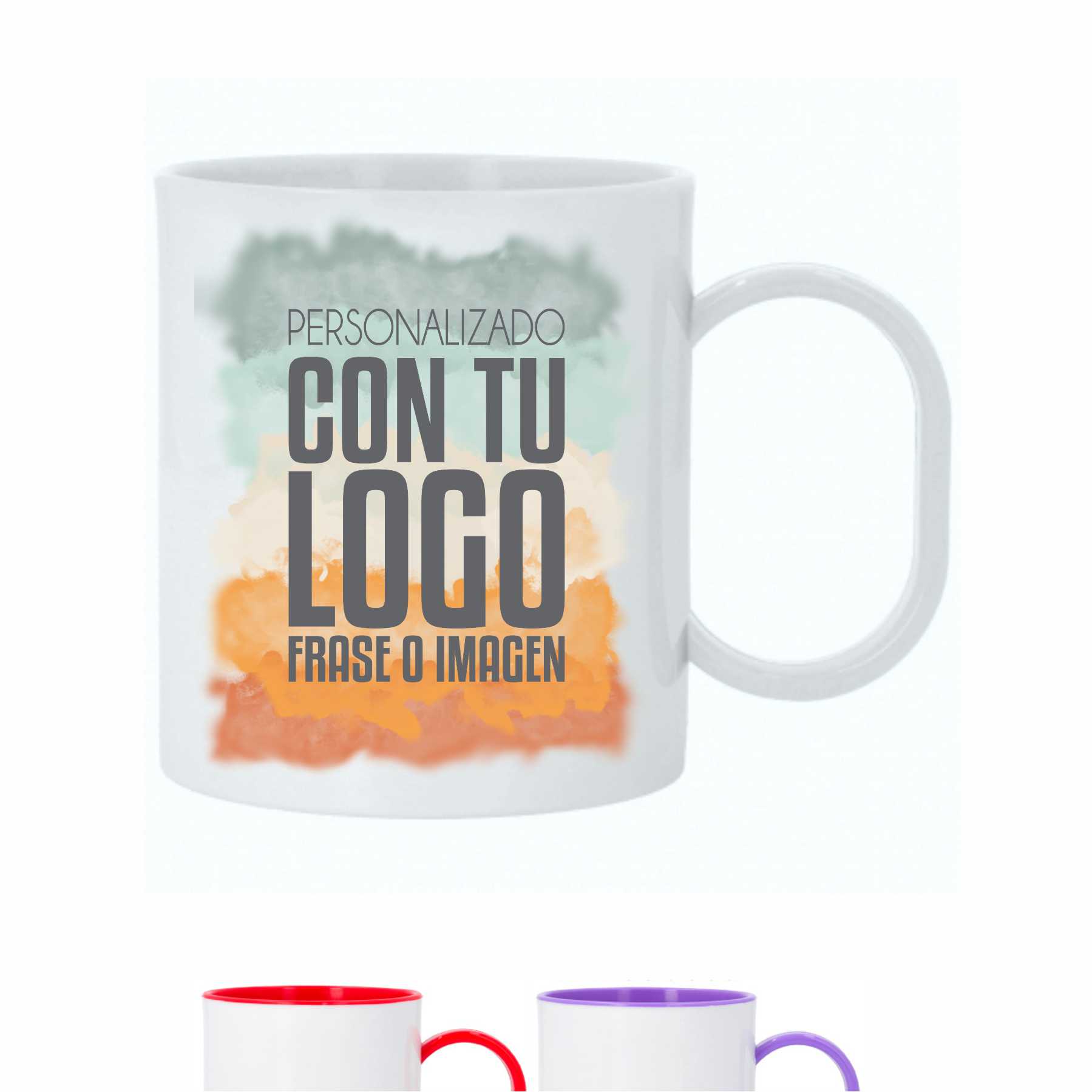 Taza de plástico personalizada 350 ml resistente sin BPA