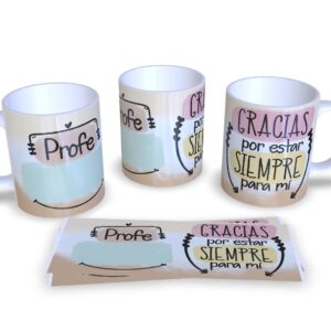 Taza Personalizada Fin de Curso para Profes y Maestras | Modelo 32