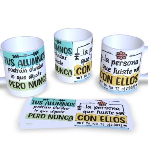 Taza Personalizada Fin de Curso para Profes y Maestras | Modelo 26