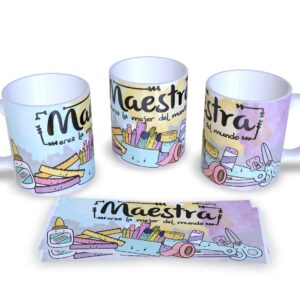 Taza Personalizada Fin de Curso para Profes y Maestras | Modelo 18