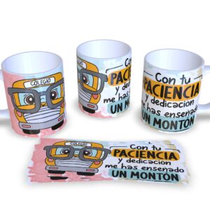Taza Personalizada Fin de Curso para Profes y Maestras | Modelo 16