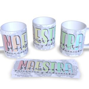 Taza Personalizada Fin de Curso para Profes y Maestras | Modelo 15