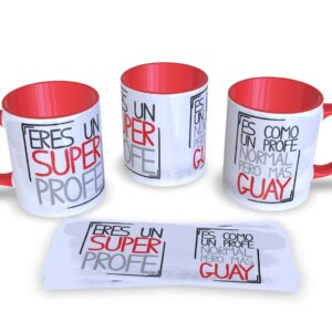 Taza Personalizada Fin de Curso para Profes y Maestras | Modelo 14