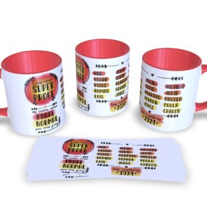 Taza Personalizada Fin de Curso para Profes y Maestras | Modelo 9