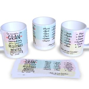 Taza Personalizada Fin de Curso para Profes y Maestras | Modelo 6