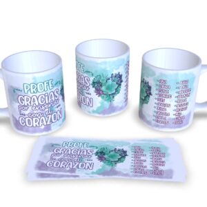 Taza Personalizada Fin de Curso para Profes y Maestras | Modelo 4