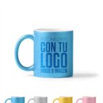 Taza de cerámica con purpurina rosa para personalizar sublimación